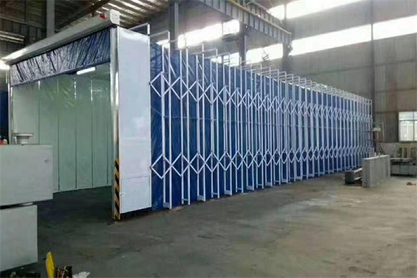 伸縮噴漆房
